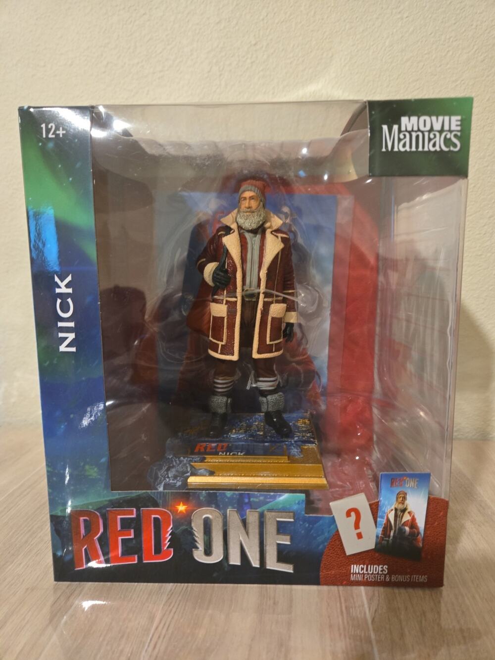 Official Red One Nick 6-Inch Action Figure with Collectible Card & Display Base